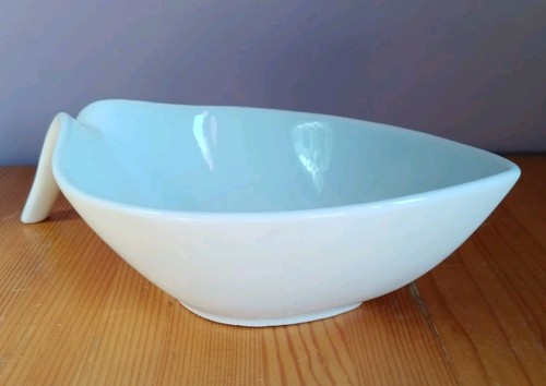 Casa white flow bowl scoop - white,