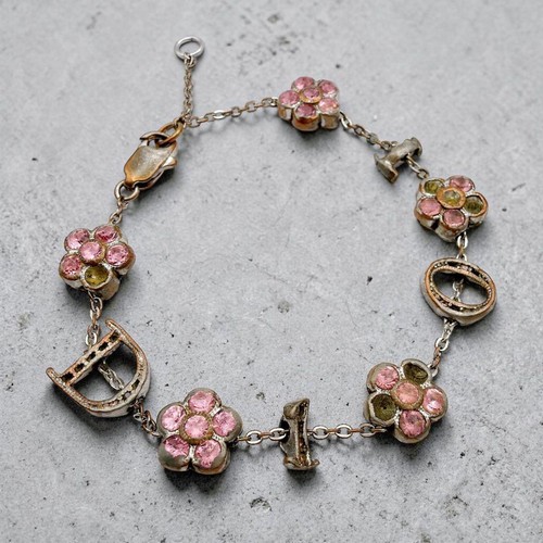 Dior bracelet logo charm - dior,