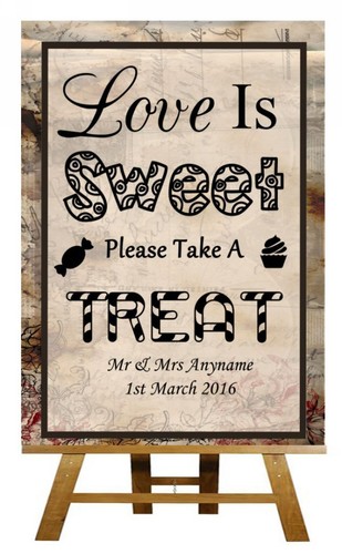 Chic love sweet candy bar - sweet,