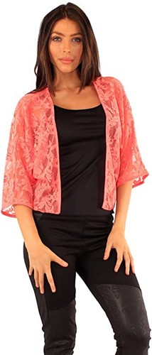 Ladies lace bolero evening - lace,