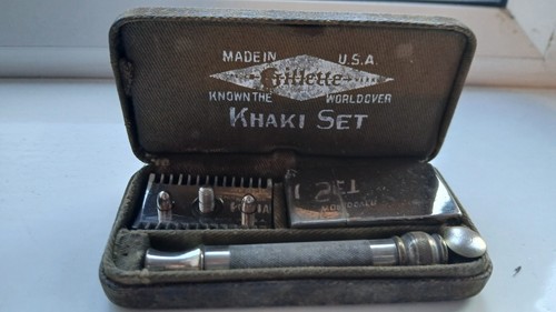 Gillette khaki safety razor - khaki,