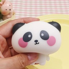 🐼💗 Cute Kawaii Panda Squishy Toy 🌈 Slow Rising Stress Relief Squeeze Plush 🧘