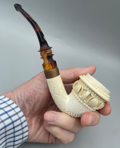 Unsmoked block meerschaum - ,