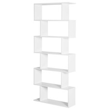 HOMCOM 6-Tier Wooden Modern