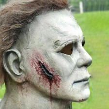 Michael Myers Mask Deluxe Latex Mask Halloween Fancy Dress Costume Killer Scary