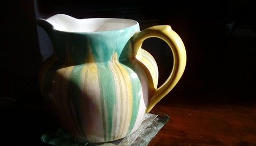Antique ceramic jug thomas - antique,