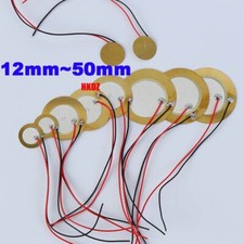 12~50mm Gold Piezo Electric Speaker Sounder Ceramic Copper Buzzer Accoustic Disk