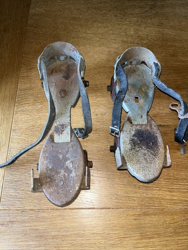 Vintage metal roller skates