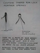  Crook shaped mortice Rim Door