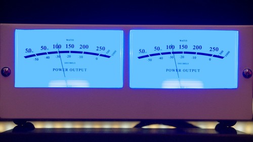Mcintosh style analog meter - style, vu