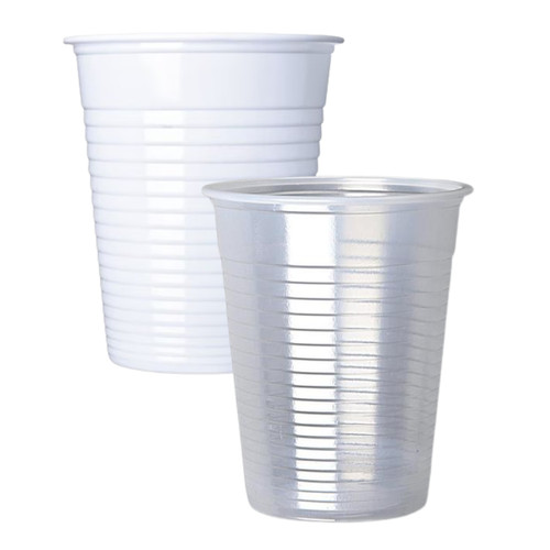 White clear plastic vending - &,