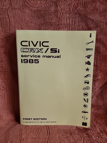 Honda civic crx 1985 - crx, oem