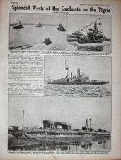 Old Vintage Print 1917 Ww1