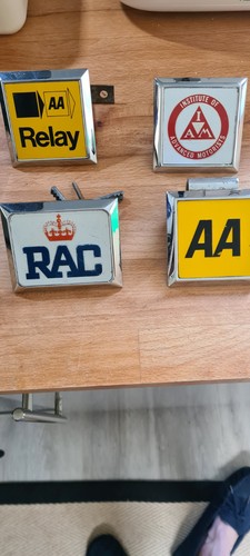 Vintage 1970s grill badge - grill,