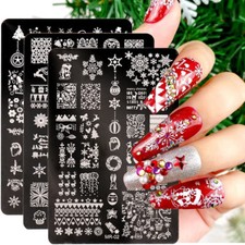 Christmas Nail Stamping Plate