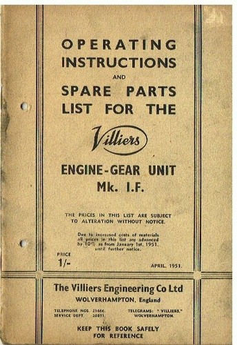 Villiers 98cc 2 stroke - mk,