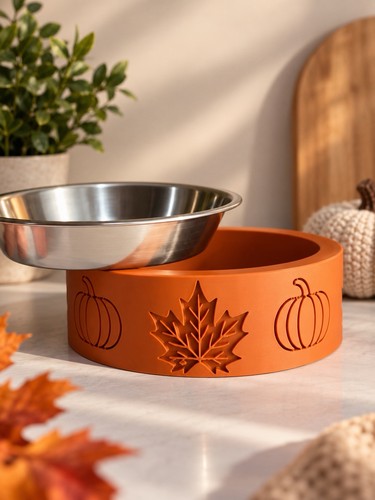 Luxury personalised dog bowl - personalised,