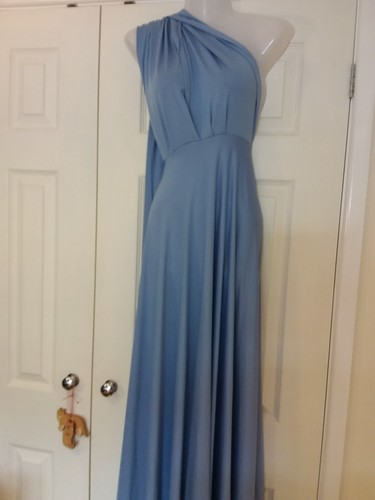 Blue formal bridesmaid dress - ,
