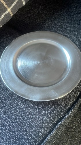 Silver charger plates 13 - ×, 13"