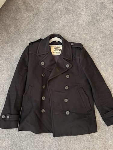 Burberry men black wool - men's,