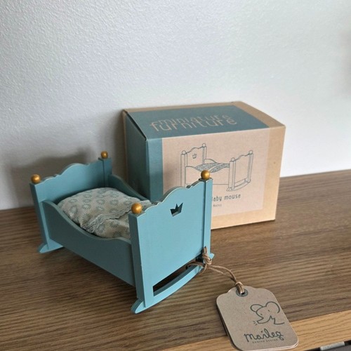 Maileg wooden baby mouse - maileg,