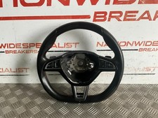 2013-2017 SKODA OCTAVIA MK3 VRS FLAT BOTTOM STEERING WHEEL 5E0419091AQ