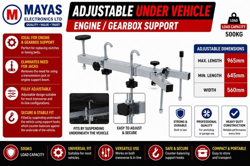 Adjustable under vehicle - under,
