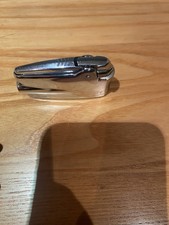 Vintage Ronson Varaflame Pocket Gas Lighter – Chrome / Working – Made in England