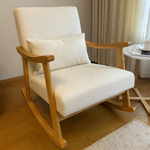 Upholstered rocking chair - rocking,