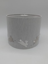 Mamas And Papas Welcome To The World Bunny Rabbits Grey Lampshade Baby Nursery