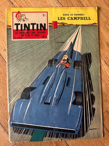 Tintin magazine campbell - tintin,