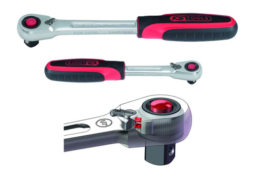 Ratchet set and 2 sq - ratchet, 1/2"