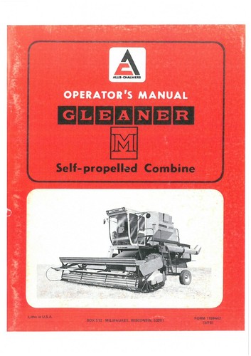 Allis chalmers gleaner - allis,
