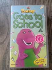 Barney - Barney Goes To School VHS Video Tape PAL 