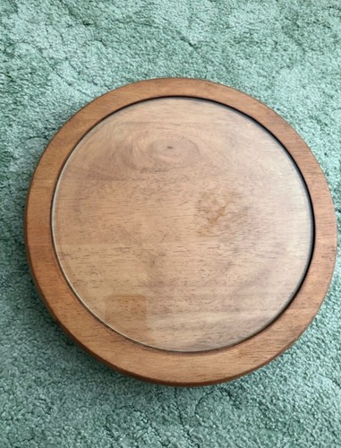 Wooden rotating serving tray - wooden, /
