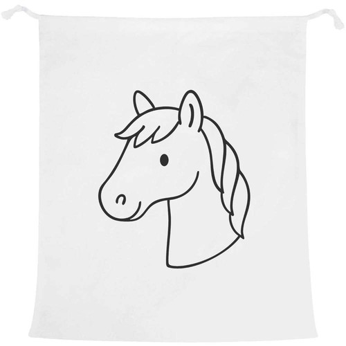Horse head laundry washing - head',