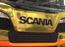 SCANIA  Cab Front Badge sticker decal. New Gen 2017-25 truck. Any Colour.