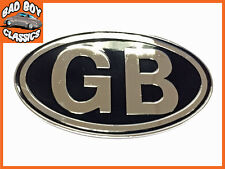 Metal GB Badge Emblem Chrome