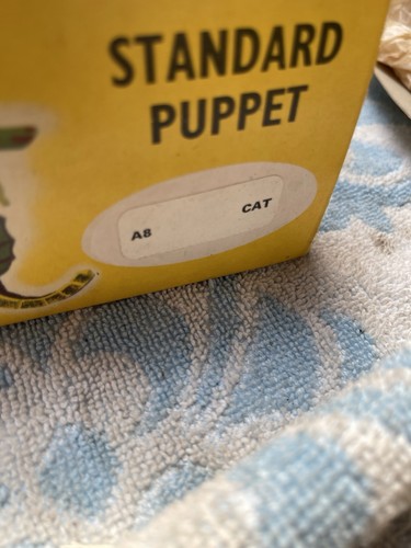 Vintage cat marionette - cat,