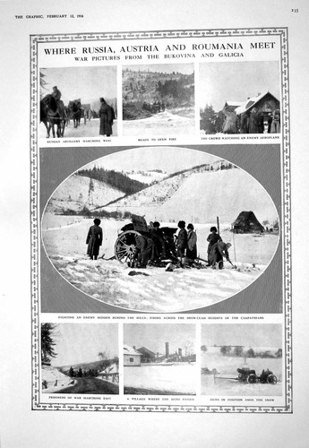 Old 1916 russian artillery - russian, war