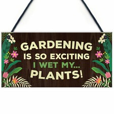 Gardening Gifts Funny Garden Sign Gift For Her Garden Shed Summer House Plaque