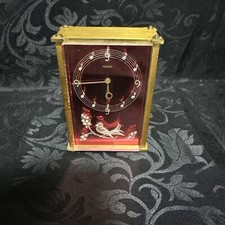 Jaeger Le Coultre Table Clock 8 Day Movement With Music Box