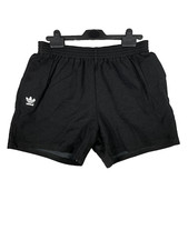 Vintage Adidas Shorts Mens 30 Black White 90s Trefoil Padded Goalkeeper Football