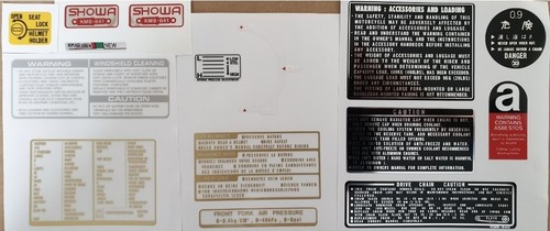 Nsr 400 400r warning decal - 400,