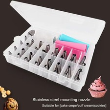 38Pcs/Set Cake Decorating Tools Kit Nozzles Piping Cream Icing Bags Pastry Tips