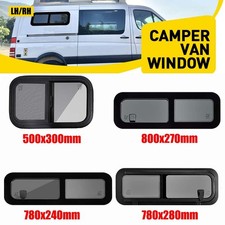 Universal Camper Window Van RV Horizontal Slide Windows Waterproof For Caravans
