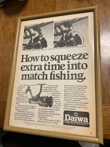 Vintage retro daiwa harrier
