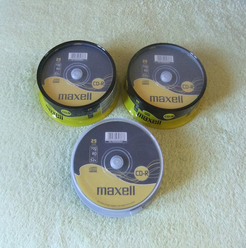 Packs maxell 700mb 80 - of,