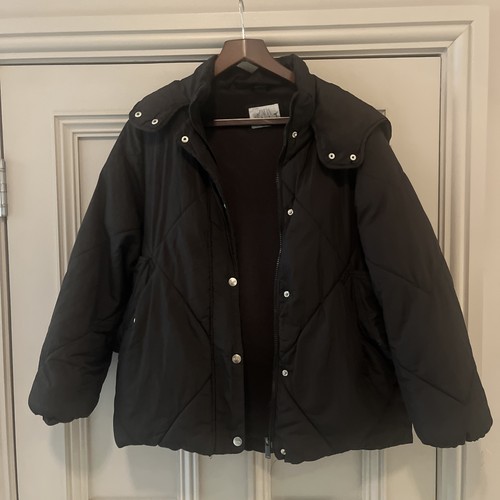 Zara girls black - zara, coat