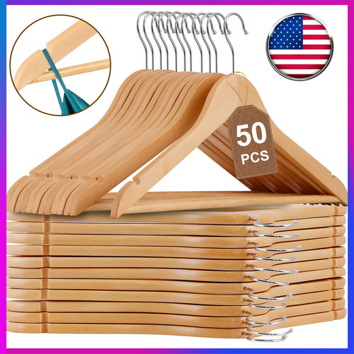 Premium wooden hangers - premium, pack